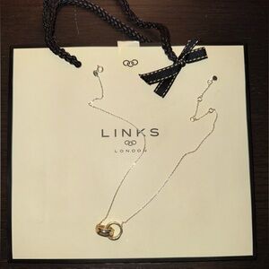 Links of London interlocking necklace.